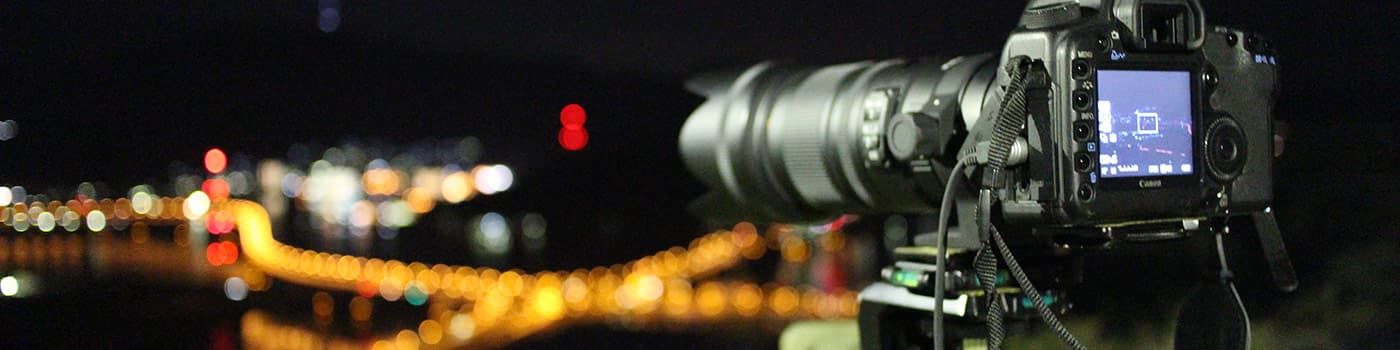 道路・ジャンクション夜景のタイトル画像