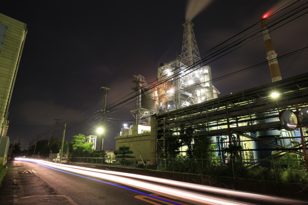 富士の工場夜景
