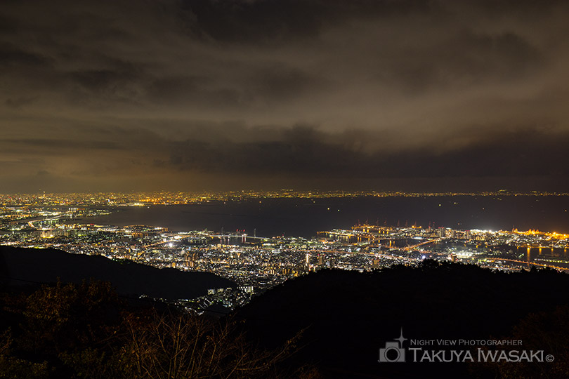 六甲山天覧台からの夜景