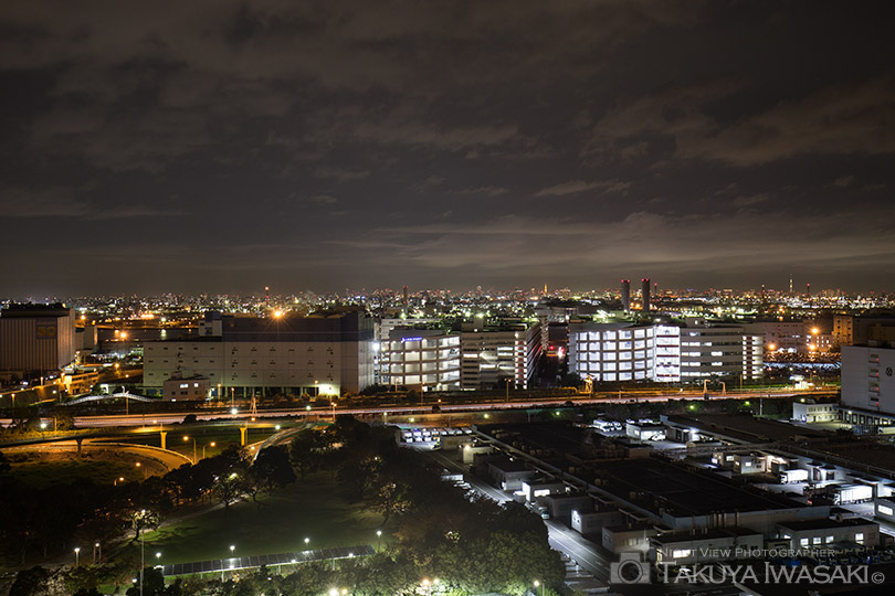 東京タワー・東京スカイツリーを望む