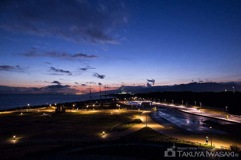 田子の浦からの夕景