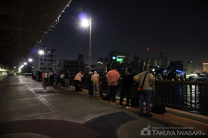 光跡撮影を楽しむセミナー参加者
