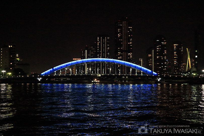 永代橋とリバーシティ