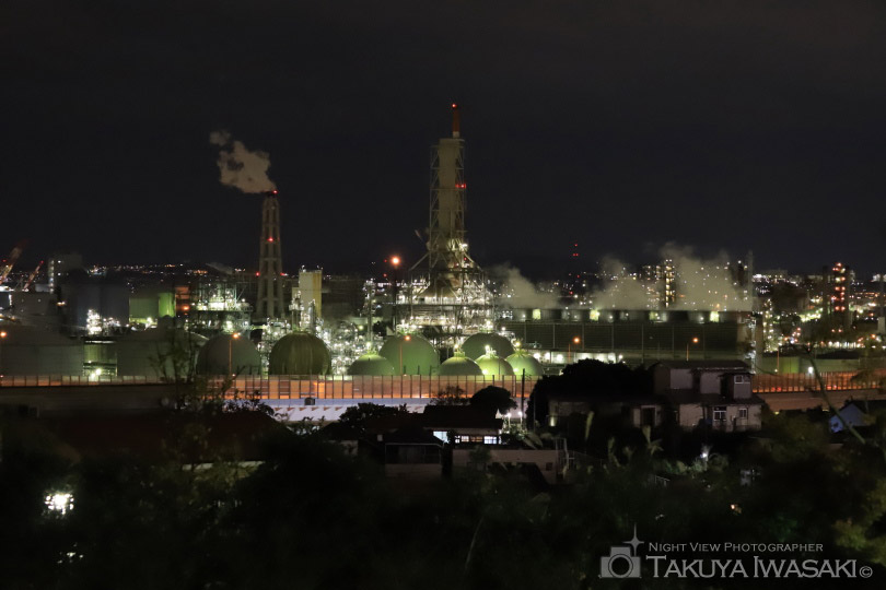 本牧山頂公園からの工場夜景