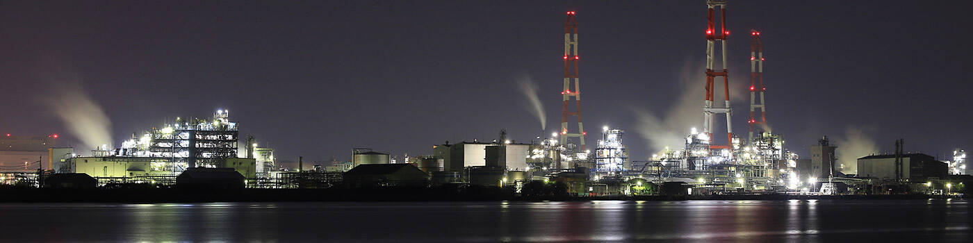 福岡県／北九州・苅田町の工場夜景