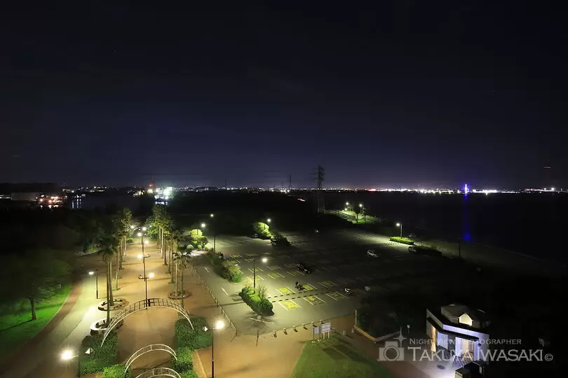 袖ヶ浦海浜公園の工場夜景夜景スポット写真（4）