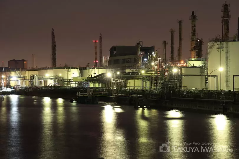 千鳥橋の工場夜景夜景スポット写真（3）