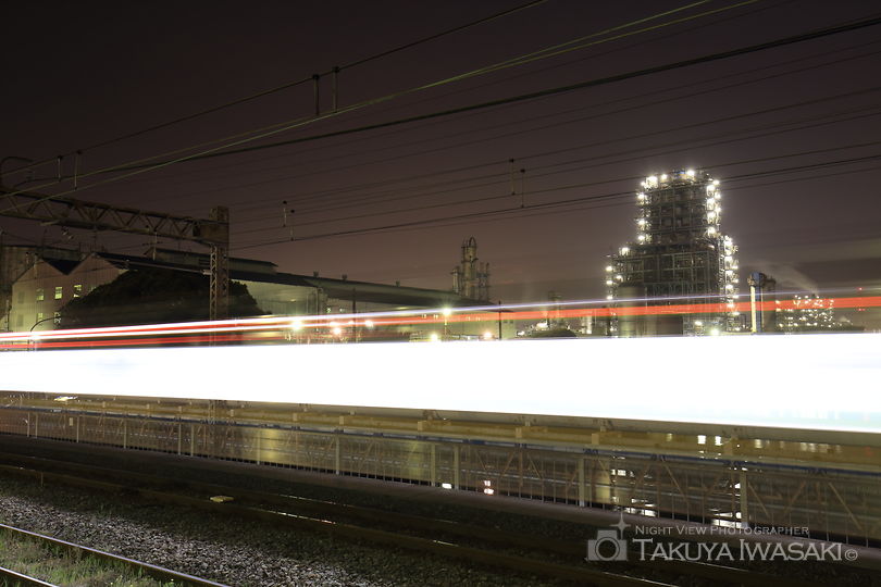 扇橋の工場夜景夜景スポット写真（4）