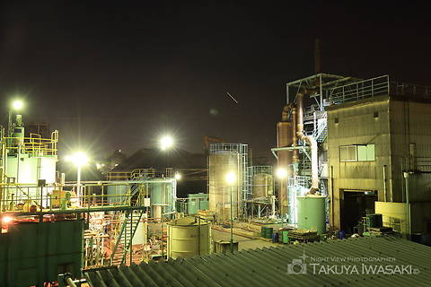 扇橋の工場夜景夜景スポット写真（5）class=