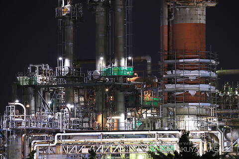 水江運河前の工場夜景夜景スポット写真（4）class=