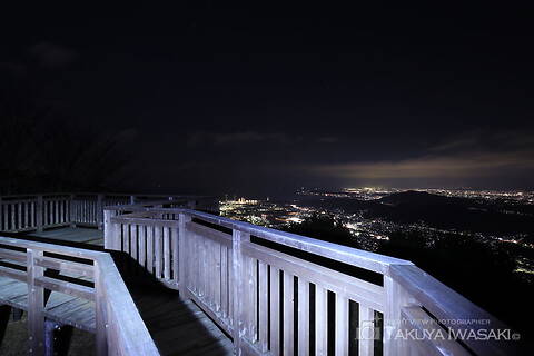 森林公園雨の森 展望台の工場夜景夜景スポット写真（4）class=