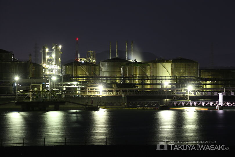 エコパークあぼしの工場夜景夜景スポット写真（2）
