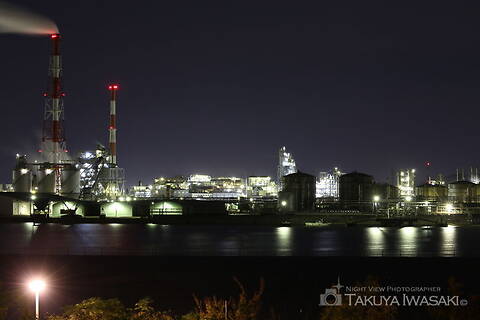 エコパークあぼしの工場夜景夜景スポット写真（3）class=