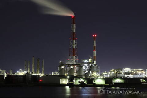 エコパークあぼしの工場夜景夜景スポット写真（4）class=