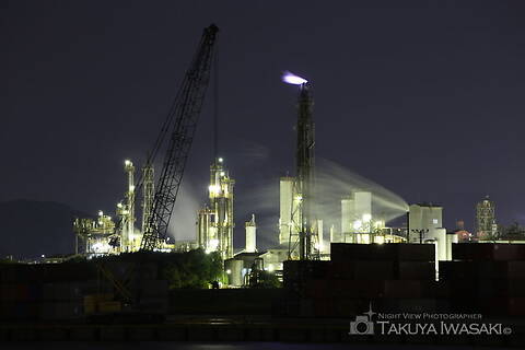 エコパークあぼしの工場夜景夜景スポット写真（5）class=