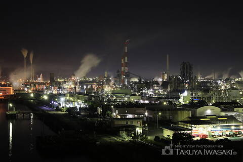 周南大橋の工場夜景夜景スポット写真（1）class=