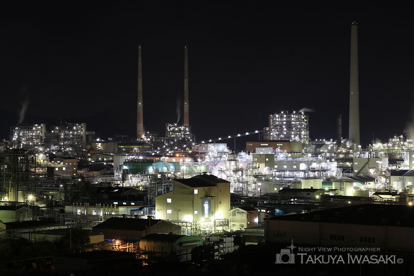 周南大橋の工場夜景夜景スポット写真（3）