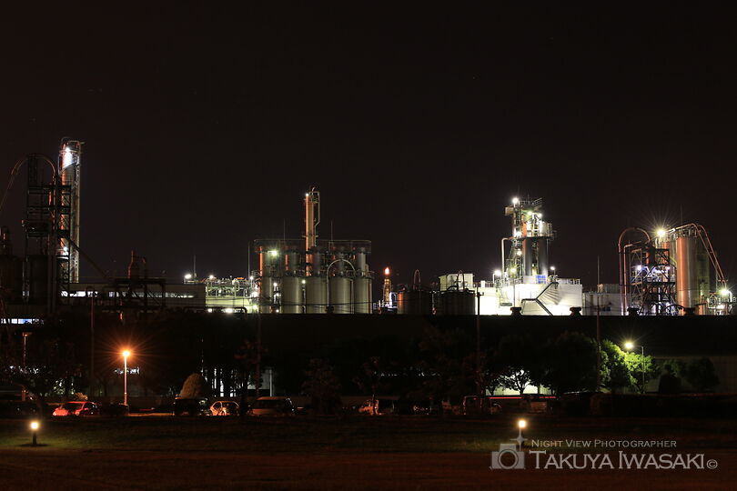 晴海親水公園の工場夜景夜景スポット写真（5）