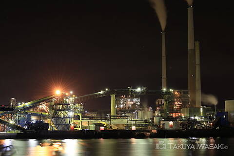 徳山港町の工場夜景夜景スポット写真（1）class=