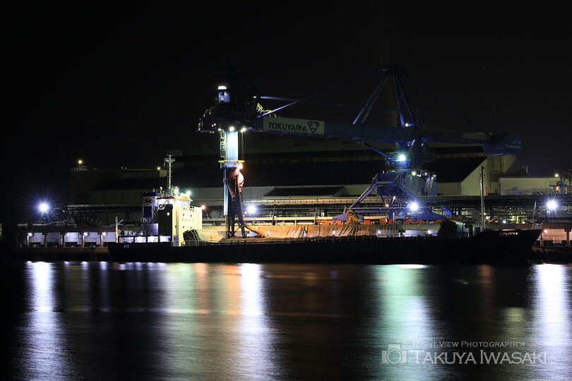 徳山港町の工場夜景夜景スポット写真（5）