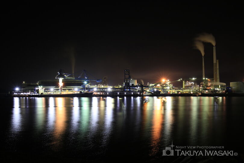徳山港町の工場夜景夜景スポット写真（6）