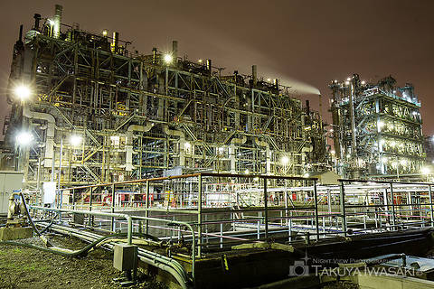 浮島町 JXTGエネルギー前の工場夜景夜景スポット写真（1）class=