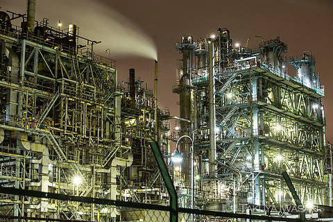 浮島町 JXTGエネルギー前の工場夜景夜景スポット写真（2）class=
