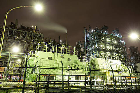 浮島町 JXTGエネルギー前の工場夜景夜景スポット写真（3）class=