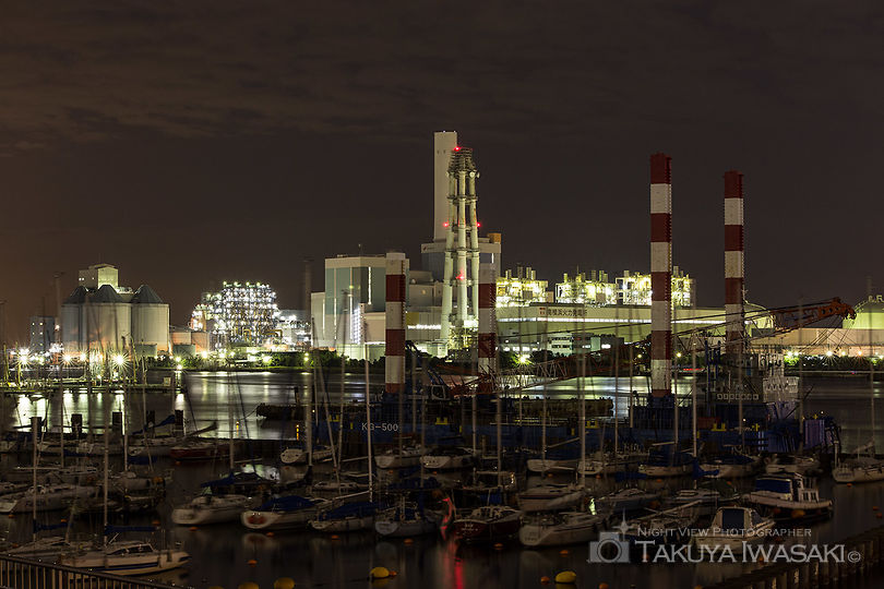 磯子・海の見える公園の工場夜景夜景スポット写真（5）