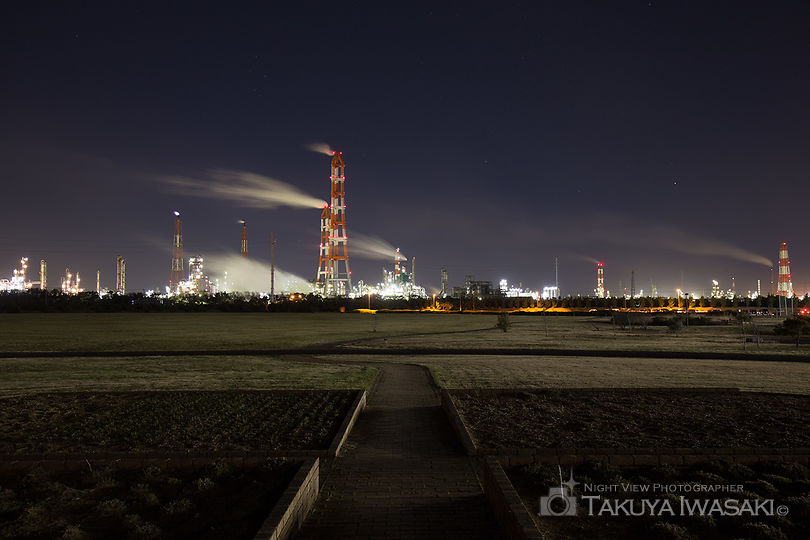 神栖総合公園の工場夜景夜景スポット写真（3）