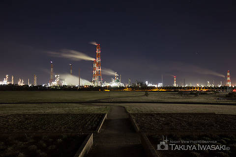 神栖総合公園の工場夜景夜景スポット写真（3）class=