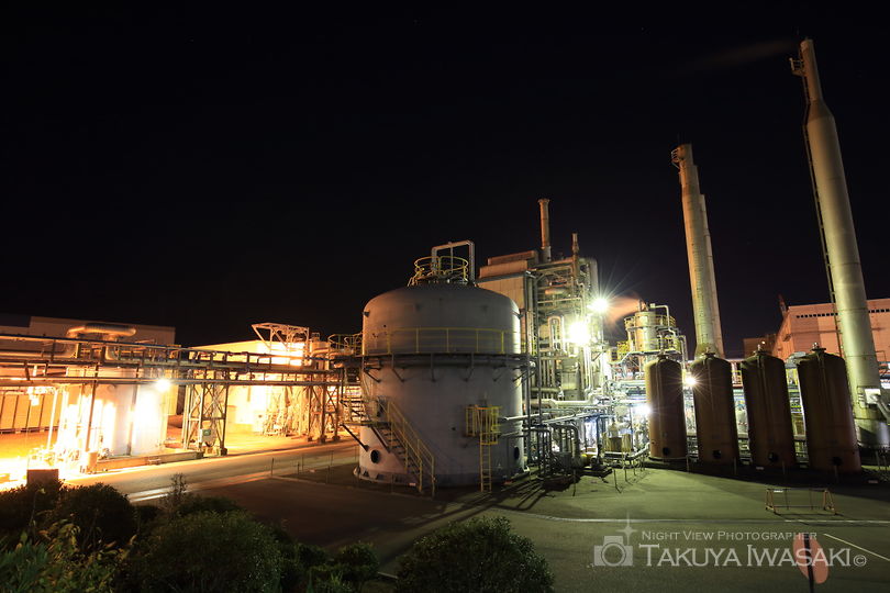 関西熱化学付近の工場夜景夜景スポット写真（1）