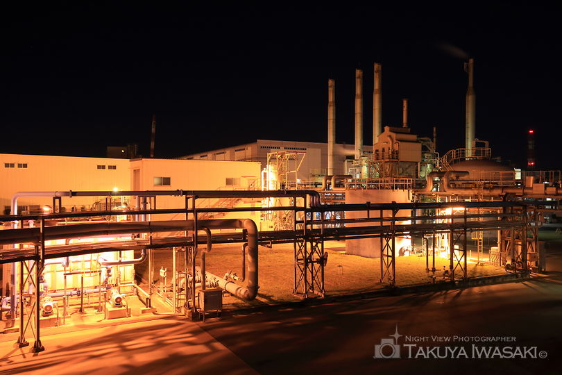 関西熱化学付近の工場夜景夜景スポット写真（3）
