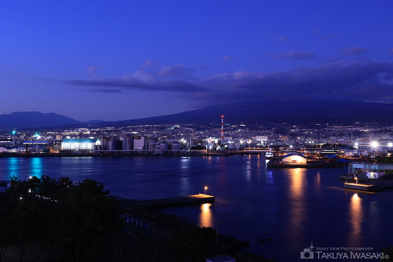 ふじのくに田子の浦みなと公園の工場夜景夜景スポット写真（6）