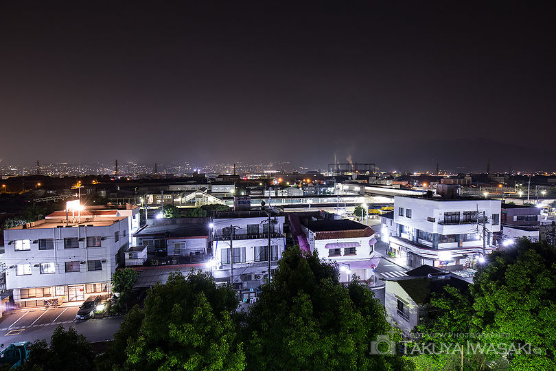 鈴川港公園の工場夜景夜景スポット写真（3）