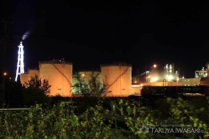 陣屋町1丁目の工場夜景夜景スポット写真（1）
