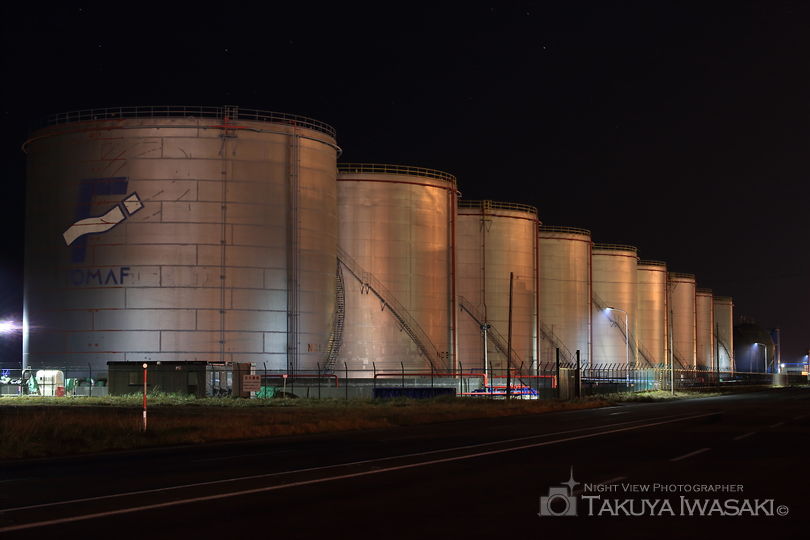 真砂町の工場夜景夜景スポット写真（4）