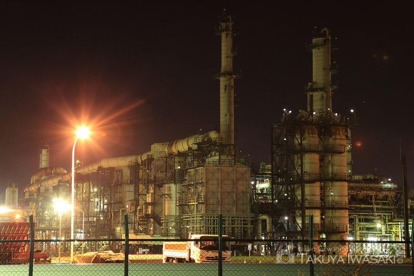 真砂町の工場夜景夜景スポット写真（6）