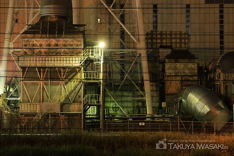 王子町の工場夜景夜景スポット写真（5）class=