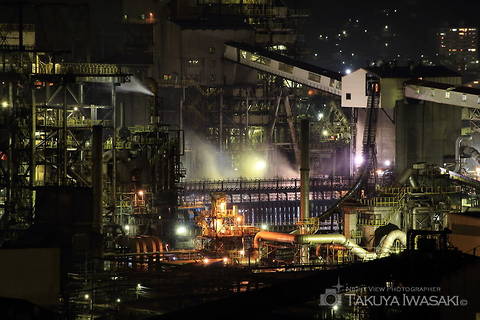 大沢町（国道36号線西側）の工場夜景夜景スポット写真（4）class=
