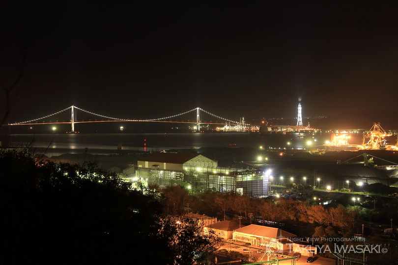 大沢町（国道36号線西側）の工場夜景夜景スポット写真（6）
