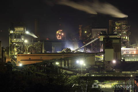 大沢町（国道36号線東側）の工場夜景夜景スポット写真（2）class=