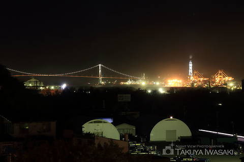 大沢町（国道36号線東側）の工場夜景夜景スポット写真（3）class=