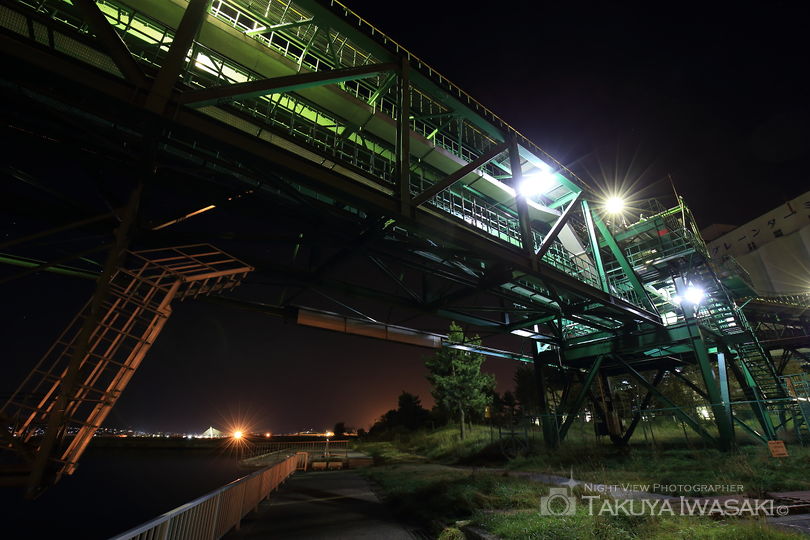 八太郎３号ふ頭緑地の工場夜景夜景スポット写真（2）