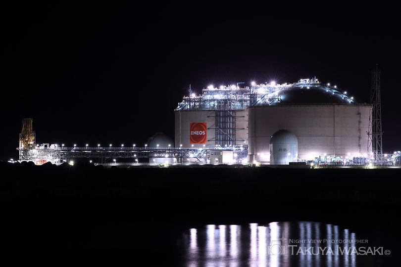八太郎３号ふ頭緑地の工場夜景夜景スポット写真（4）
