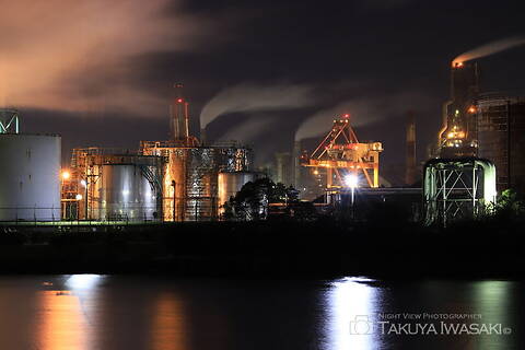 西港町の工場夜景夜景スポット写真（5）class=