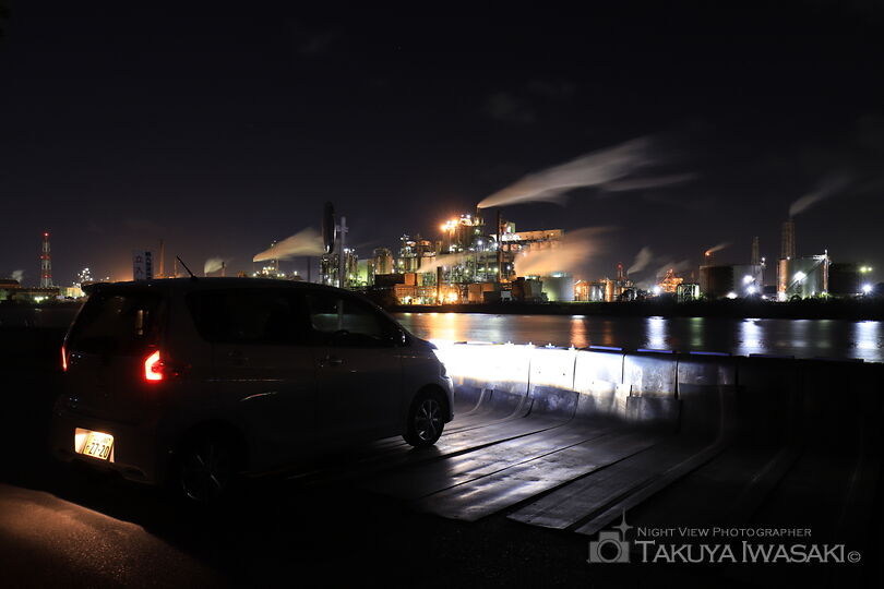 西港町の工場夜景夜景スポット写真（6）