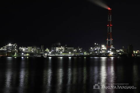 南二島4丁目の工場夜景夜景スポット写真（1）class=