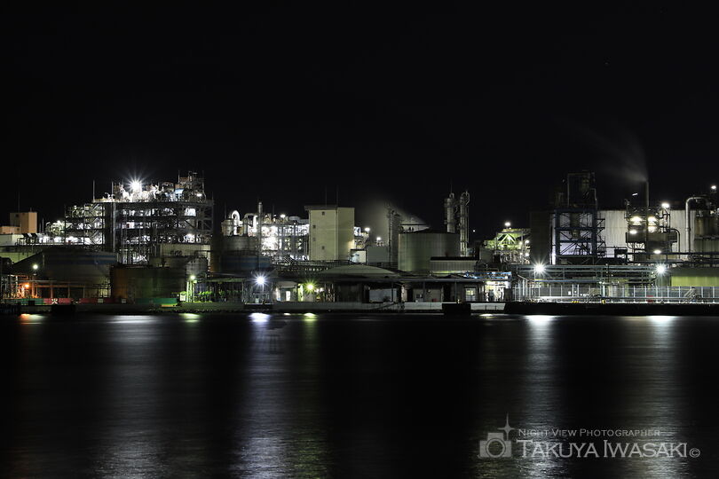 南二島4丁目の工場夜景夜景スポット写真（2）