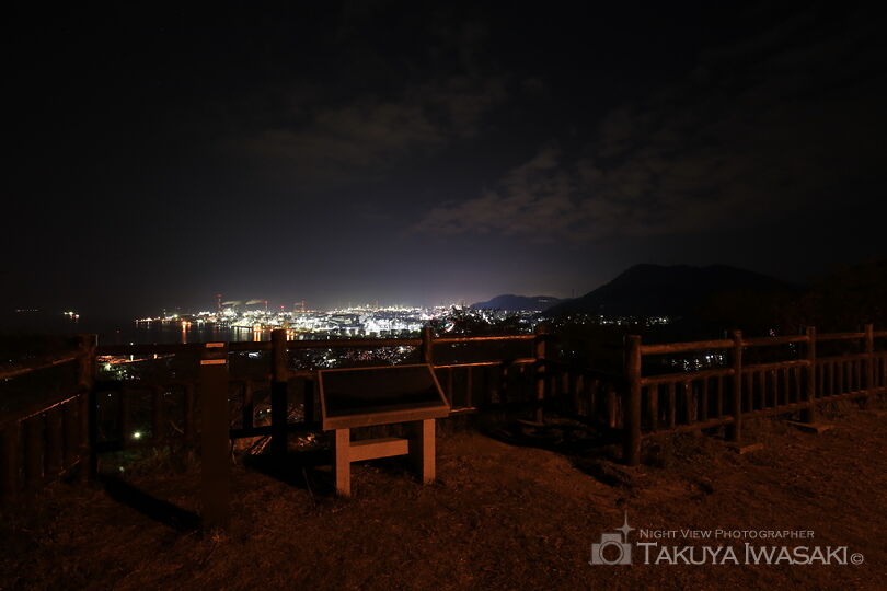 亀居公園の工場夜景夜景スポット写真（5）